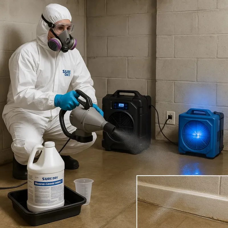 Sanitization and Odor Removal process in Bixby, OK